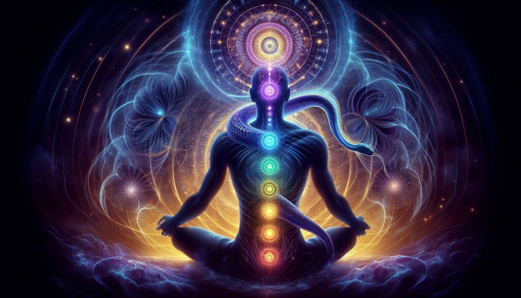 Silueta čovjeka u meditaciji